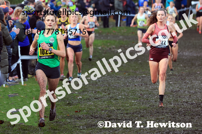 Senior Womens and Under-23s 2025 Liverpool Cross Challenge, Sefton Park, Saturday, November 22th. Photo: David T. Hewitson/Sports for All Pics